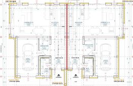 Duplex 4 camere, 147 mp, semifinisat, garaj, Chinteni