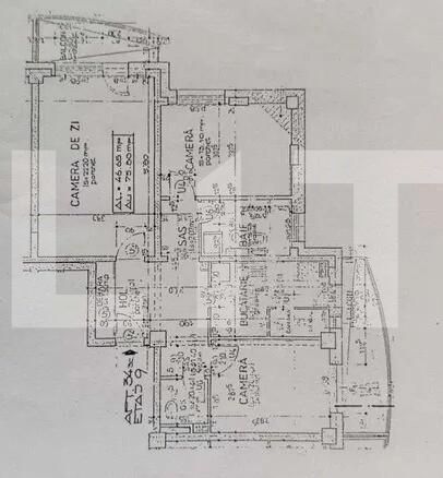 Apartament 3 camere , 80 mp utili, Manastur
