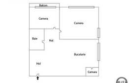 2 camere, 62 mp, decomandat, parcare, zona strazii Constantin Noica