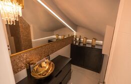 Exclusivitate, casa insiruita, 95 mp, curte 40 mp, ultralux, parcare subterana, zona Terra