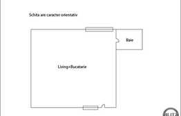 Apartament 1 camera, 30 mp, zona strazii Horea!