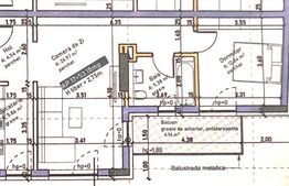 Apartament 2 camere, 53 mp utili, etaj 1, orientare sudica, zona str. Campina
