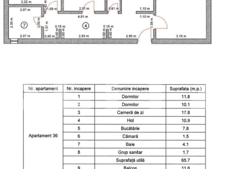 Apartament de vânzare 3 camere Racadau - 137736AV | BLITZ Brașov | Poza1