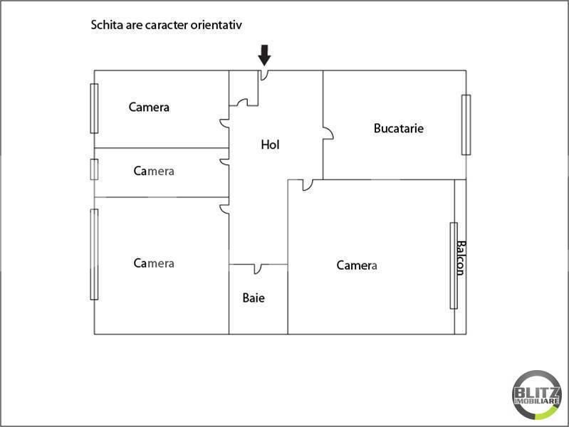 Apartament de vânzare 4 camere Plopilor - 13796AV | BLITZ Cluj-Napoca | Poza16