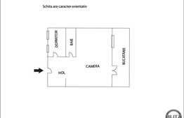 2 camere, 45,7 mp, garaj, zona strazii Mircea Zaciu!