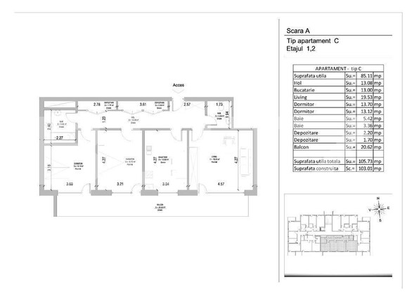 Apartament de vânzare 3 camere Grivitei - 138235AV | BLITZ Brașov | Poza9