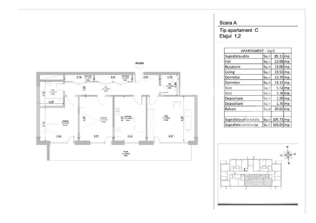 Apartament de vânzare 3 camere Grivitei - 138235AV | BLITZ Brașov | Poza9