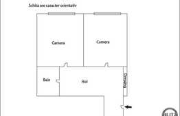 1 camera, 43 mp utili, etaj intermediar, imobil nou, zona centrala!