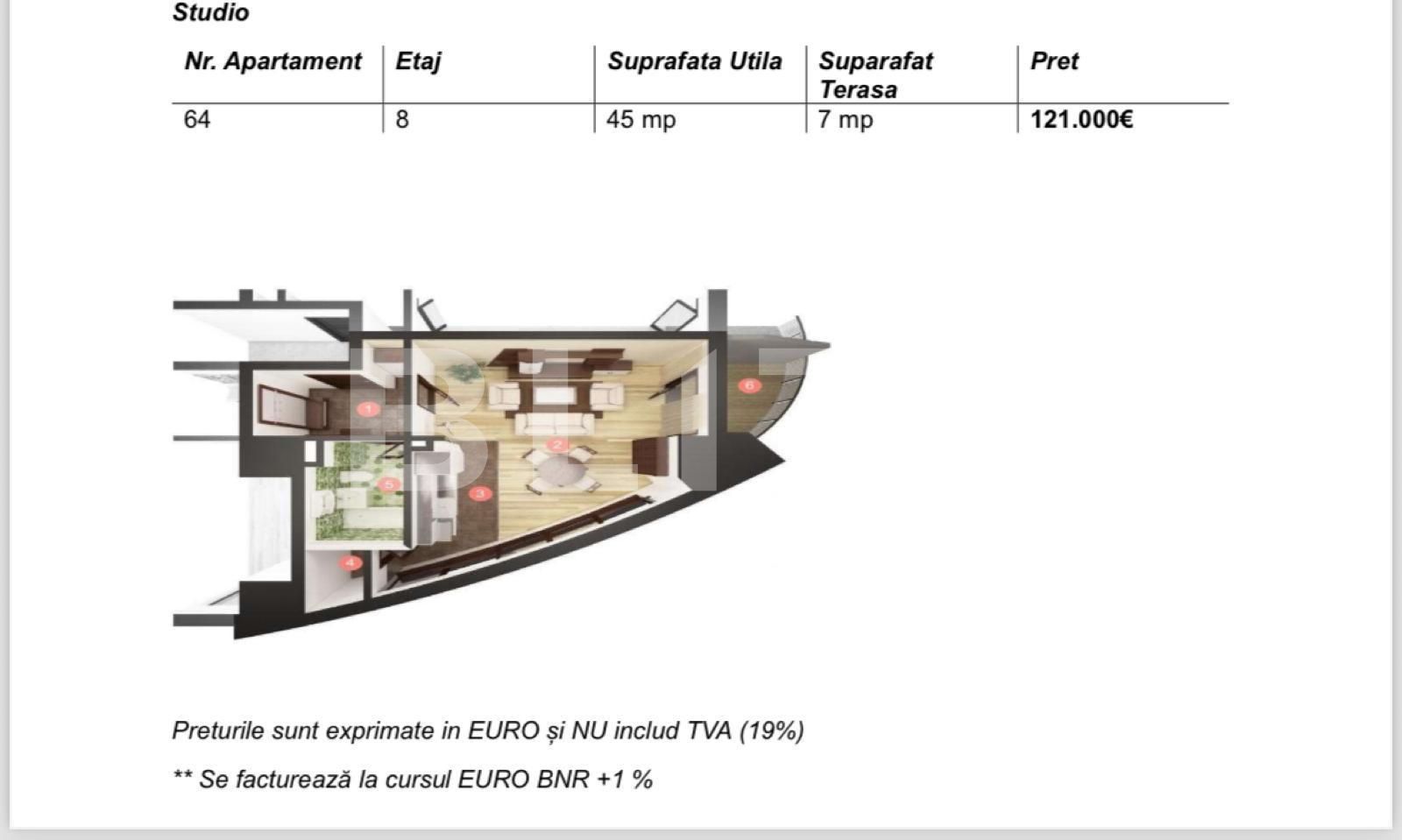 Garsonieră de vânzare Manastur - 138336AV | BLITZ Cluj-Napoca | Poza1