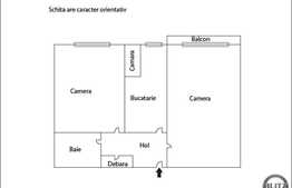 2 camere, 58.51 mp, decomandat, boxa, zona strazii Dorobantilor