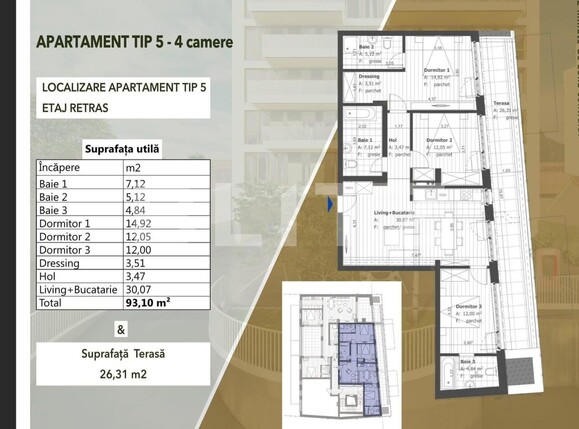 Apartament de vânzare 4 camere Semicentral - 138346AV | BLITZ Cluj-Napoca | Poza2