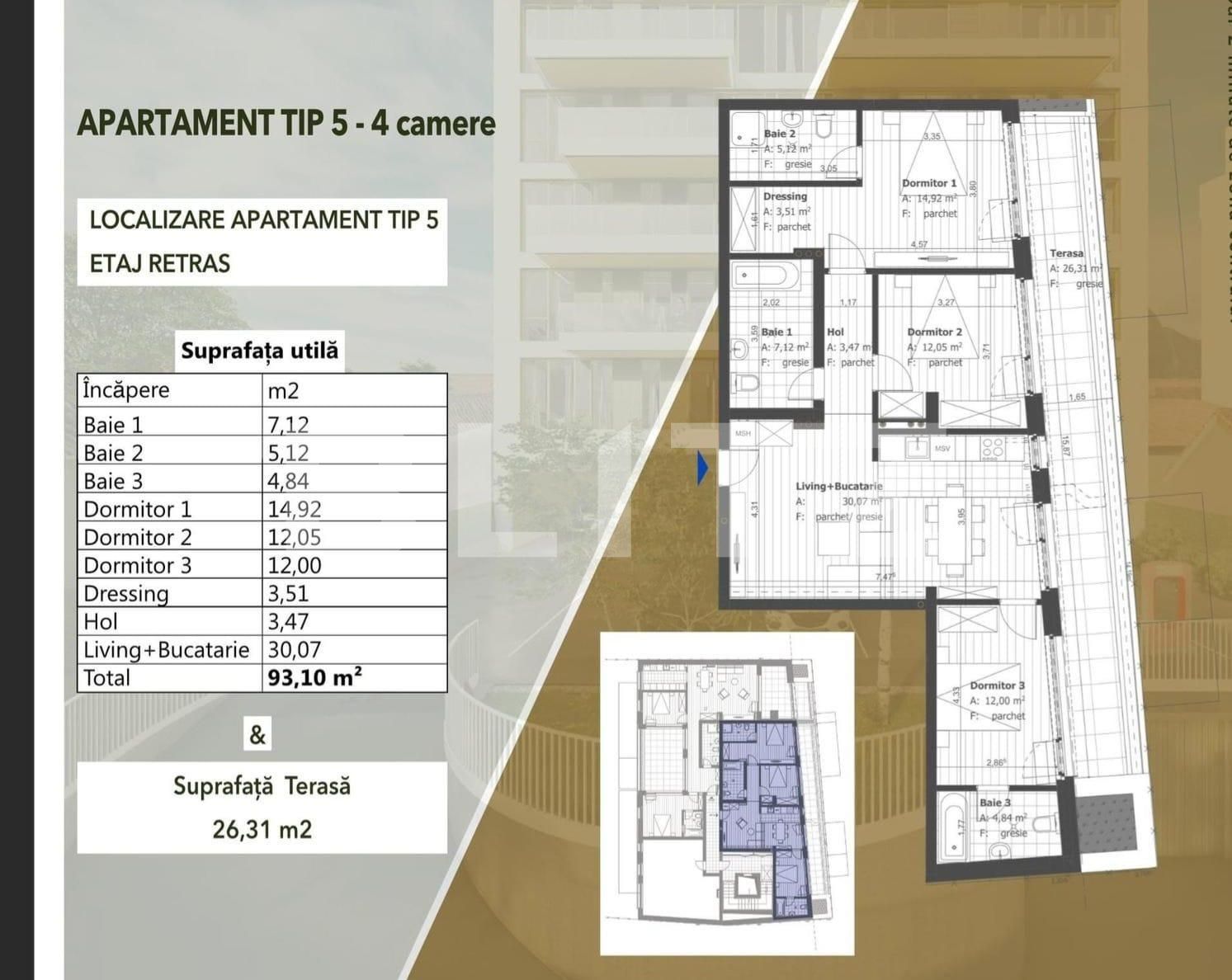 Apartament de vânzare 4 camere Semicentral - 138346AV | BLITZ Cluj-Napoca | Poza2