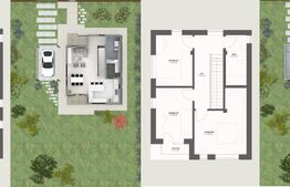 Casa individuala 110mp, situata intr-un ansamblu modern  in Mihai Viteazu