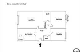 3 camere, 73 mp utili, decomandat, boxa, zona strazii Dorobantilor