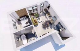 Apartament 2 camere , et intermediar, finisat, garaj, Beta Residence