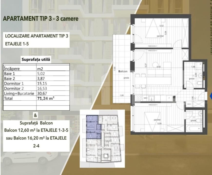 Apartament de vânzare 3 camere Semicentral - 138615AV | BLITZ Cluj-Napoca | Poza5