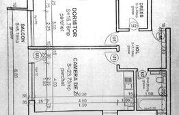 Apartament de 2 camere decomandate, 55mp utili, zona Petrom, Baciu