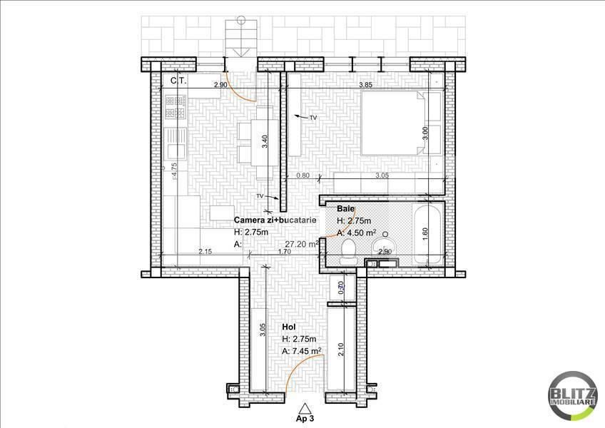 Garsonieră de vânzare Floreşti - 13872AV | BLITZ Cluj-Napoca | Poza7