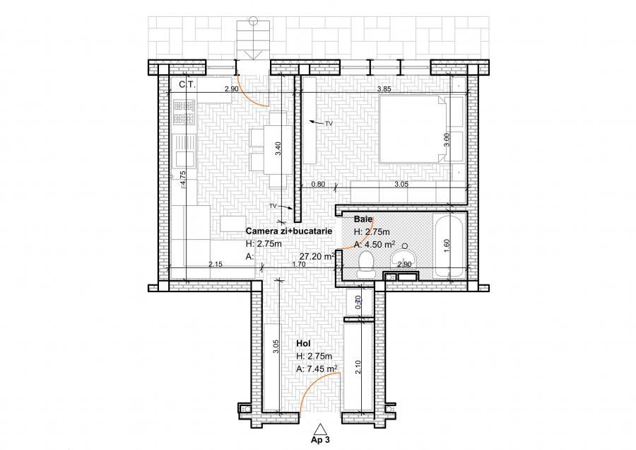 Garsonieră de vânzare Floreşti - 13872AV | BLITZ Cluj-Napoca | Poza1