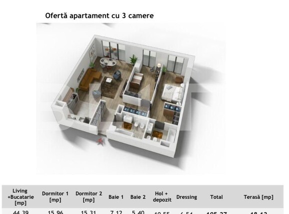 Apartament de vânzare 3 camere Central - 138755AV | BLITZ Cluj-Napoca | Poza1