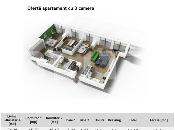 Apartament de vânzare 3 camere Central - 138756AV | BLITZ Cluj-Napoca | Poza1