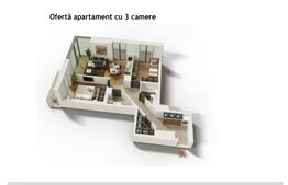 Apartament 3 camere ,74 mp, zona Centrala in cel mai exclusivist bloc din Cluj  
