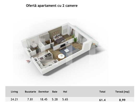 Apartament de vânzare 2 camere Central - 138760AV | BLITZ Cluj-Napoca | Poza9