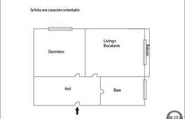 Apartament cu 2 camere, 50 mp utili, balcon, zona strazii Eroilor! Finisaje noi!