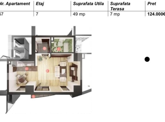 Garsonieră de vânzare Manastur - 138818AV | BLITZ Cluj-Napoca | Poza2