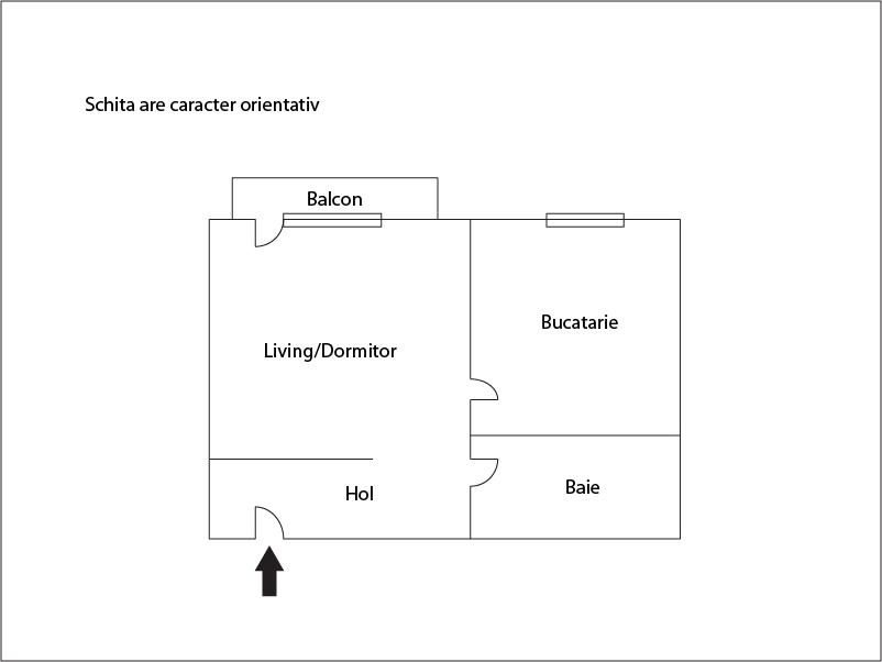Garsonieră de vânzare Floreşti - 13899AV | BLITZ Cluj-Napoca | Poza1