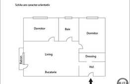 Apartament 3 camere, 63 mp,  Zona strazii Stejarului! Parcare cu CF!