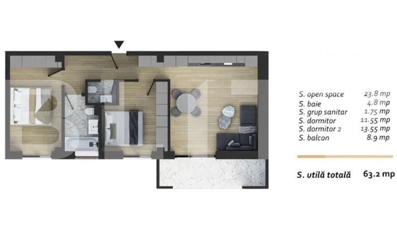 Apartament de vânzare 3 camere Iris - 139053AV | BLITZ Cluj-Napoca | Poza1