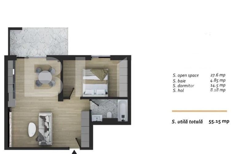 Apartament de vânzare 2 camere Iris - 139088AV | BLITZ Cluj-Napoca | Poza1