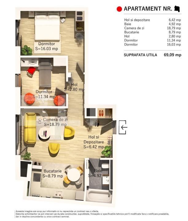 Apartament de vânzare 3 camere Central - 139089AV | BLITZ Cluj-Napoca | Poza2