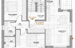 Apartament , 3 camere, 67mp,  zona Ira 