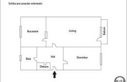 2 camere , 58 mp, balcon inchis! Zona Cetatea Fetei! Parcare si boxa depozitare!