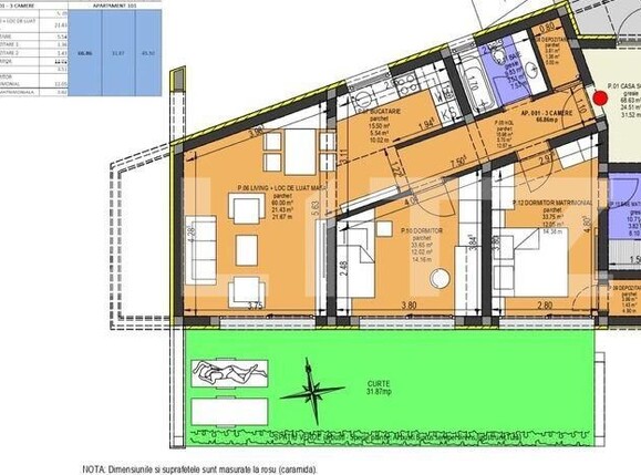 Apartament de vânzare 3 camere Tractorul - 139297AV | BLITZ Brașov | Poza2