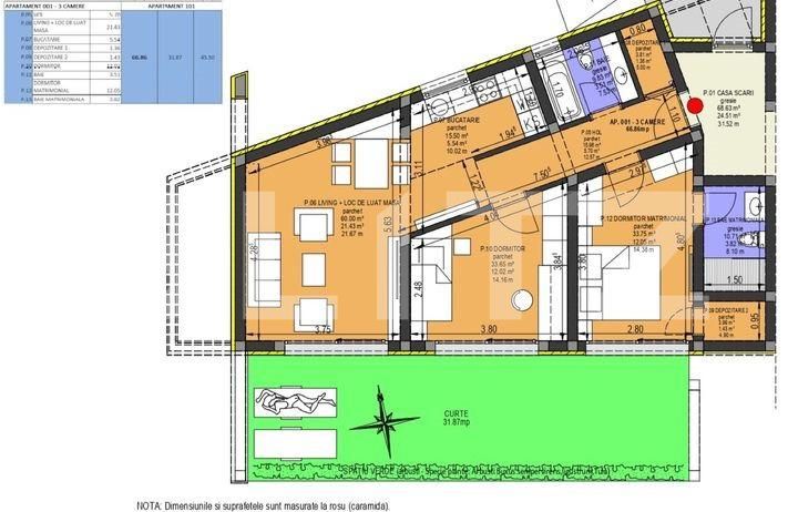Apartament de vânzare 3 camere Tractorul - 139297AV | BLITZ Brașov | Poza2