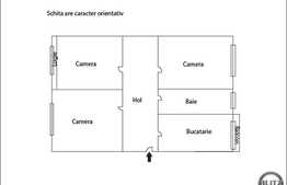 3 camere, 93 mp utili, decomandat, zona strazii Nicolae Titulescu