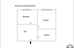 1 camera, 50 mp ultili, parter, zona strazii Nicolae Titulescu