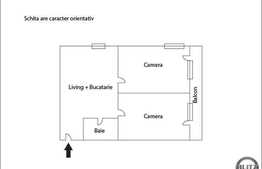 2 camere, 57 mp, decomandat, parcare, zona Napolact
