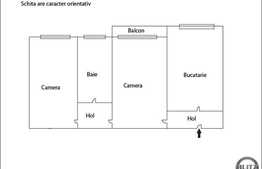 2 camere, 54 mp utili, boxa la subsol, zona strazii Liviu Rebreanu