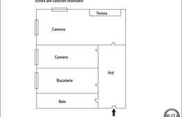 2 camere, 55 mp, decomandat, imobil nou, zona Borhanci!