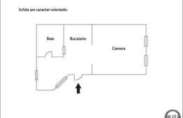 1 camera, 36 mp utili, imobil tip casa, parcare, zona strazii B. P. Hasdeu