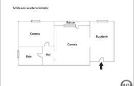 2 camere, 40 mp, complet mobilat si utilat, zona strazii Ariesului