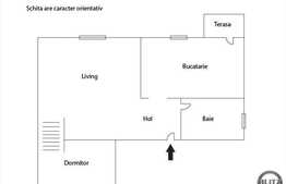 2 camere, 70 mp, semidecomandat, garaj, zona strazii Alexandru Rosca