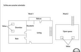 Vanzare 2 camere, 54 mp, POD de 30 mp, zona TERRA! A.C! Parcare inclusa!