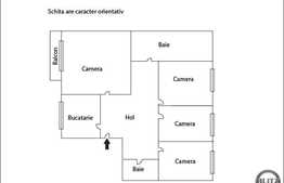 4 camere, 80 mp, decomandat, boxa, etaj intermediar, zona Titulescu