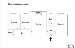 3 camere, 65 mp utili, partial mobilat, zona strazii Brancusi