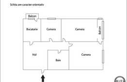 3 camere, 80 mp, 2 balcoane, parcare, boxa subsol, zona centrala